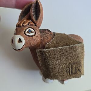 Artesania Rinconada Donkey Burro Mule #193 Handmade Signed